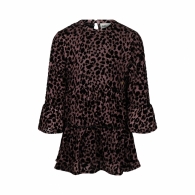 Šaty dívčí vzor gepard