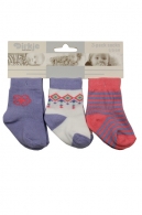 ponožky dívčí - fialové