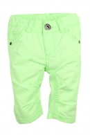 kalhoty zelené plátěné - neon