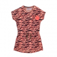 Šaty dívčí - vzor zebra