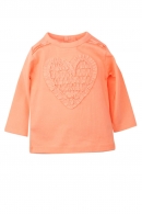 tričko dívčí - jednobarevné - srdce