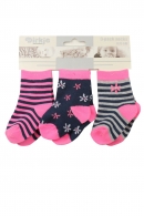 ponožky dívčí - růžové