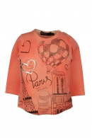 triko dívčí - oranžové - balón