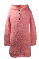 Šaty s kapucí - jednobarevné