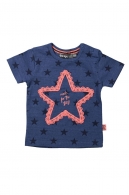 triko dívčí modré s hvězdičkami
