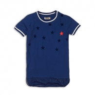 triko dívčí modré - hvězdičky