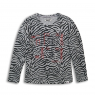 triko dívčí - vzor zebra