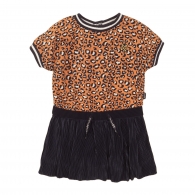 Šaty dívčí vzor gepard
