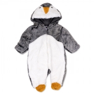 overal zimní plyš - tučňák