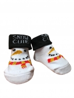 ponožky vánoční - sněhulák