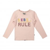 triko dívčí sv.růžové - rebel