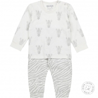 pyžamo uni - zebry - bio bavlna