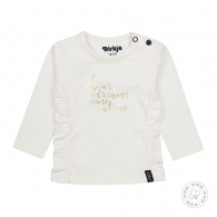 triko dívčí se zlatým nápisem - bio bavlna