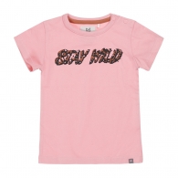 triko dívčí růžové - stay wild