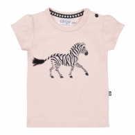 triko dívčí růžové - zebra