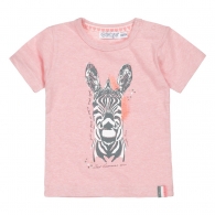 triko dívčí růžové - zebra