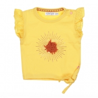 triko dívčí žluté - rukáv madeira
