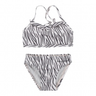 plavky dívčí dvojdílné - zebra