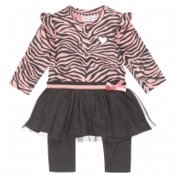 komplet dívčí vzor zebra - sukně tyl