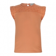triko dívčí oranžové s krajkou