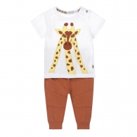 komplet chlapecký - triko žirafa
