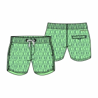 plavky chlapecké šortky zelené kokonoko