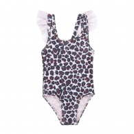 plavky dívčí celkové - vzor gepard
