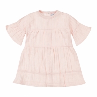 Šaty dívčí růžové - mušelín