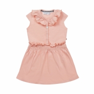 Šaty dívčí růžové s druky