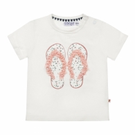 triko dívčí krémové - letní botičky